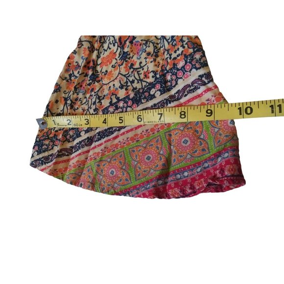 Allison Brittney Boho Floral Print Midi Dress Tunic Women's Size Medium - Picture 15 of 15